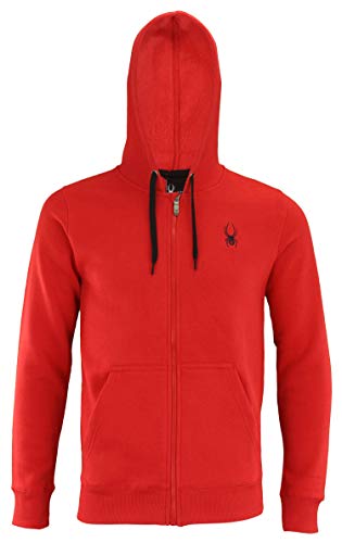 Spyder Men's Logo Full Zip Hoodie, Color Options