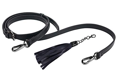 LIVE UP Full Grain Leather Adjustable Replacement Strap Cross Body Bag Purse, 43-51 Inch