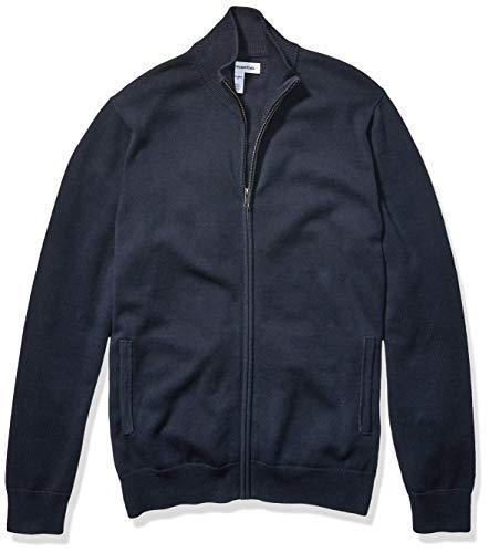 Amazon Essentials Men's Full-Zip Cotton Sweater