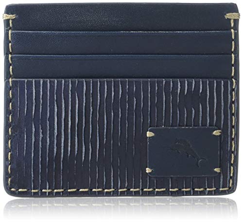 Tommy Bahama Men's 100% Leather Slim Card Case Carrier Wallet