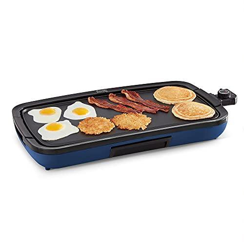 DASH DEG200GBRD01 Everyday Nonstick Electric Griddle for Pancakes, Burgers, Quesadillas, Eggs & other on the go Breakfast - JOY2ESpree