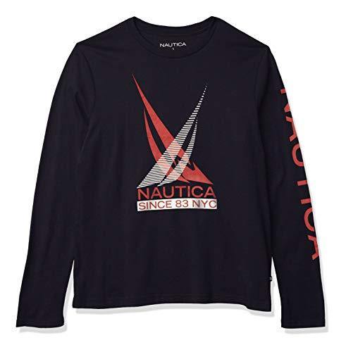Nautica Men's Logo Graphic Long Sleeve T-Shirt - JOY2ESpree