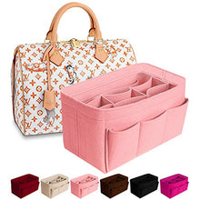 
                        
                          將圖片載入圖庫檢視器 Purse Organizer Insert Felt Bag Organizer Handbag Organizer Insert for Tote fits LV Speedy Neverfull Longchamp, Grey, Medium (Medium, Pink)
                        
                      