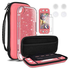 
                        
                          गैलरी व्यूवर में इमेज लोड करें, DLseego Carrying Case for Nintendo Switch lite, Newest Design Portable Travel Carrying Case 4 in 1 Accessories Kit with 1 Pcs Glitter case - JOY2ESpree
                        
                      