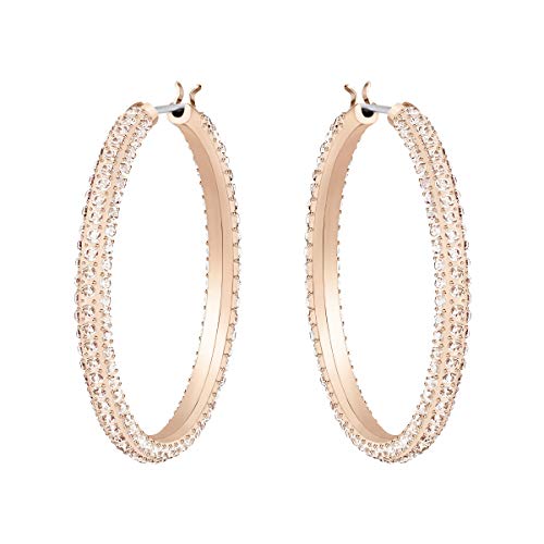SWAROVSKI Women's Stone Hoop Pierced Earrings - JOY2ESpree