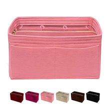 
                        
                          Load image into Gallery viewer, Purse Organizer Insert with Zipper Felt Bag Organizer Handbag Organizer Insert Bag In Bag Organizer
                        
                      