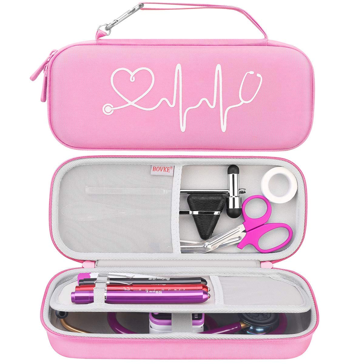 BOVKE Travel Case for 3M Littmann Classic III, Lightweight II S.E, Cardiology IV Diagnostic