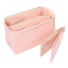 
                        
                          画像をギャラリービューアに読み込む, APSOONSELL Felt Purse Organizer Insert with Card Case, Tote Handbag Organizer Bag Insert with Zipper
                        
                      
