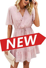 
                        
                          Cargar imagen en el visor de la galería, KIRUNDO 2021 Women’s Summer Short Sleeve Ruffle Floral Dress
                        
                      