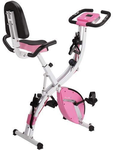 PLENY 3-in-1 Total Body Workout Exercise Bike w/Backlit Screen, High Backrest, Adjustable Resistance Bands for Arm & Leg, and 300 lbs Weight Support - JOY2ESpree