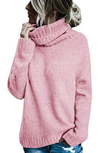 
                        
                          Muat gambar ke penampil Galeri, FISACE Womens Solid Round Neck Oversized Turtleneck Full Sleeve Knitted Sweater Pullover
                        
                      