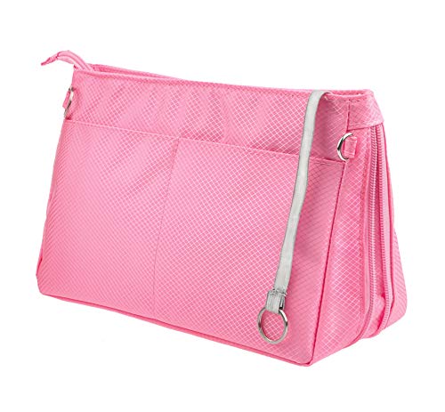 Vercord Expandable Nylon Handbag Purse Organizer Insert Liner Shaper Bag