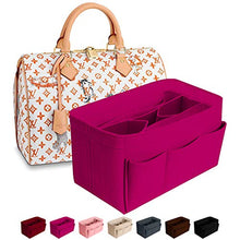
                        
                          將圖片載入圖庫檢視器 Purse Organizer Insert Felt Bag Organizer Handbag Organizer Insert for Tote fits LV Speedy Neverfull Longchamp, Grey, Medium (Medium, Pink)
                        
                      