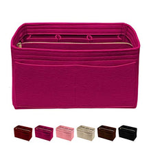 
                        
                          Load image into Gallery viewer, Purse Organizer Insert with Zipper Felt Bag Organizer Handbag Organizer Insert Bag In Bag Organizer
                        
                      
