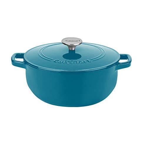 Cuisinart Cast Iron Casserole, Terracotta Orange, 5.5 Quart - JOY2ESpree