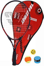 
                        
                          Load image into Gallery viewer, Crossway Sports 23" 25" Junior Tennis Racket 23 Inch 25 Inch Racquet Prestrung Aluminum w/ Youth Foam Training Ball - JOY2ESpree
                        
                      