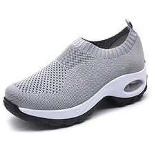 
                        
                          Load image into Gallery viewer, STQ Slip On Breathe Mesh Walking Shoes Women Fashion Sneakers Comfort Wedge Platform Loafers
                        
                      