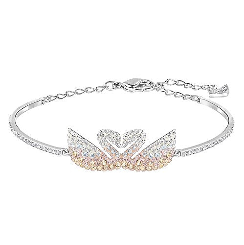 SWAROVSKI Women's Iconic Swan Crystal Jewelry Collection, Rhodium Finish - JOY2ESpree