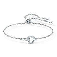 
                        
                          Load image into Gallery viewer, SWAROVSKI Women's Infinity Heart Jewelry Collection, Rose Gold Tone &amp; Rhodium Finish, Clear Crystals - JOY2ESpree
                        
                      