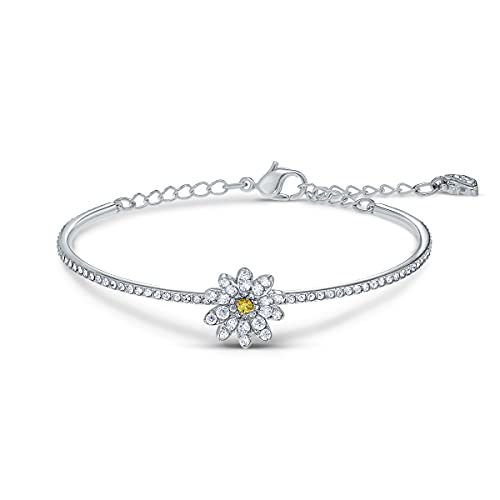 SWAROVSKI Women's Eternal Flower Jewelry Collection, Yellow Crystals, Clear Crystals - JOY2ESpree