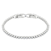 
                        
                          Muat gambar ke penampil Galeri, SWAROVSKI Women's Emily Bracelet Collection, Rhodium Finish, Blue Crystals - JOY2ESpree
                        
                      