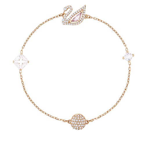 SWAROVSKI Women's Dazzling Swan Crystal Jewelry Collection, Rose-Gold Finish - JOY2ESpree