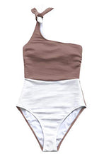 
                        
                          將圖片載入圖庫檢視器 CUPSHE Women's One Piece Swimsuit Color Block One Shoulder Bowknot Bathing Suit
                        
                      