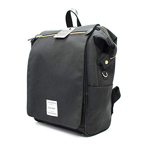 KJARAKÄR Backpack | Classic & Premium Styles | Metal Zippers | Leather Accessories | Gym, Work, School, Diaper Bag