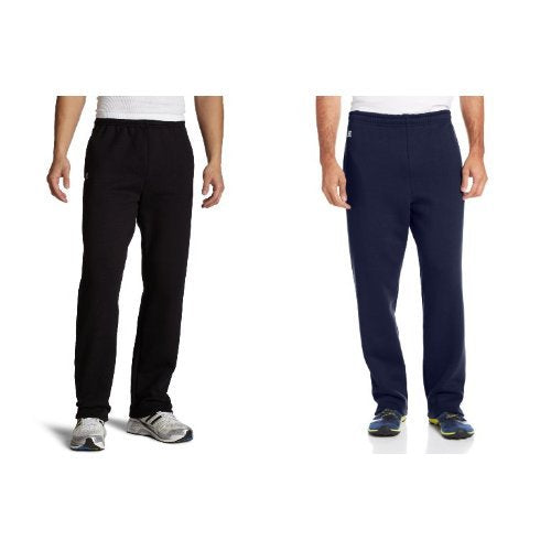 Russell Athletic Men's Dri-Power Open Bottom Sweatpants with Pockets