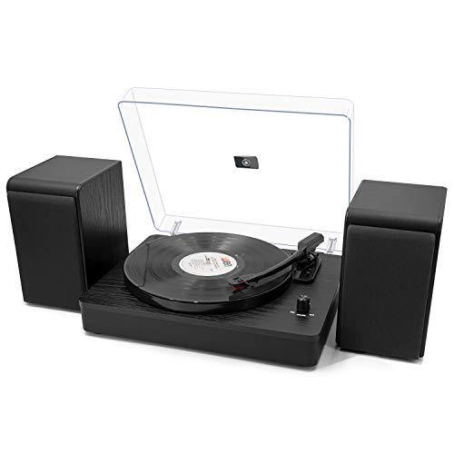 LP&No.1 Bluetooth Turntable HiFi System with Bookshelf Speakers - JOY2ESpree