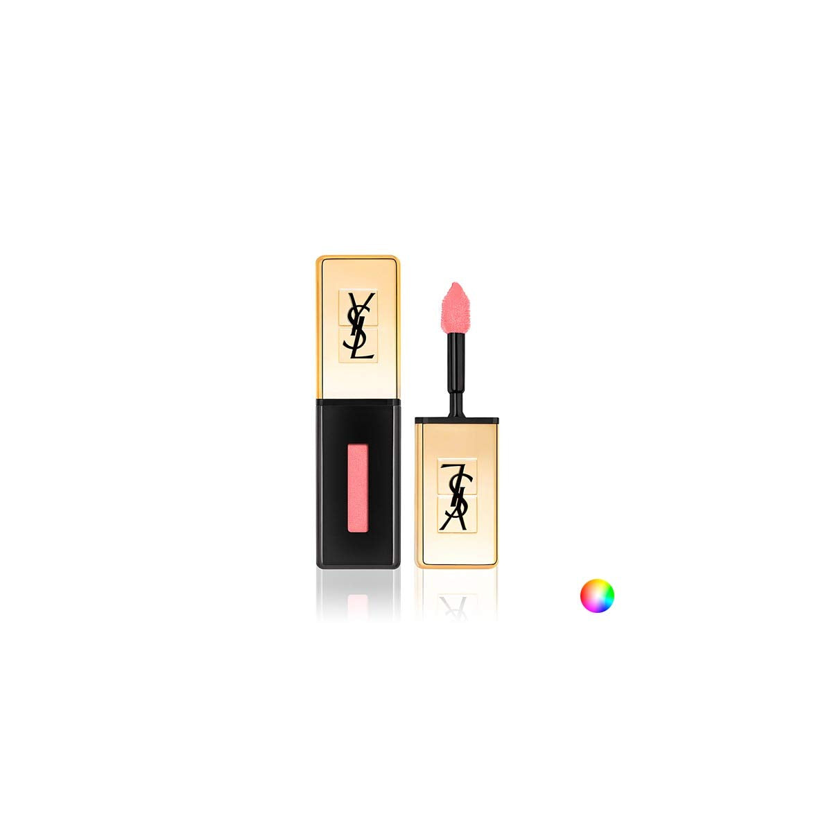 Yves Saint Laurent Vernis A Levres Vinyl Cream Lip Stain, 412 Rose Mix, 0.18 Ounce