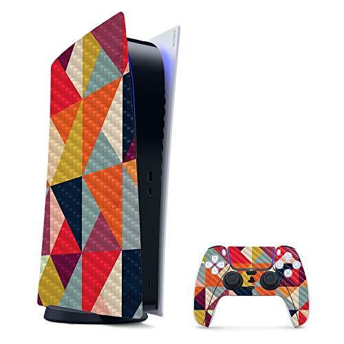 MightySkins Carbon Fiber Skin Compatible with PS5 / Playstation 5 Digital Edition Bundle - JOY2ESpree