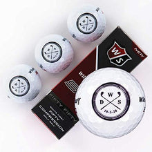 
                        
                          Load image into Gallery viewer, Buffalo BottleCraft Personalized Groomsman Golf Balls, Sleeve of 3, Wilson, Custom Designs for Groomsmen, Best Man, Ushers, Officiants - JOY2ESpree
                        
                      