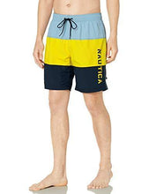 
                        
                          画像をギャラリービューアに読み込む, Nautica Men's Quick Dry Classic Logo Tri-Block Series Swim Trunk - JOY2ESpree
                        
                      