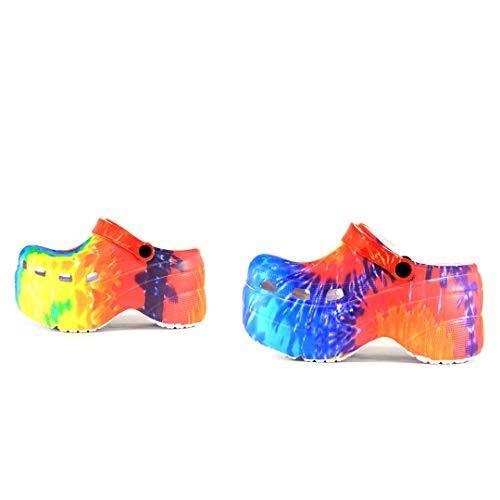 Cape Robbin Gardener Platform Clogs Slippers for Women, Women’s Fashion Comfortable Slip On Slides Shoes