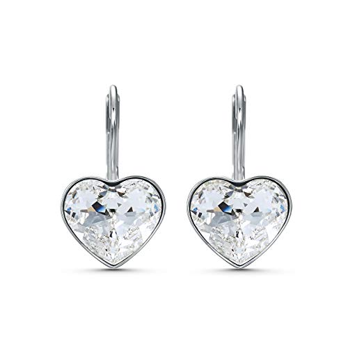 SWAROVSKI Women's Bella Earrings Collection, Pink Crystals, Clear Crystals - JOY2ESpree