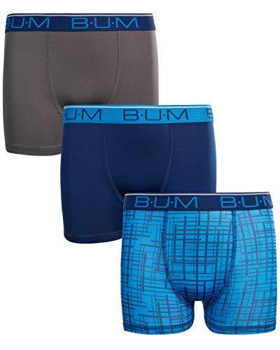 B.U.M. Equipment Boys Performance Dry-Fit Compression Boxer Briefs (3 Pack) - JOY2ESpree