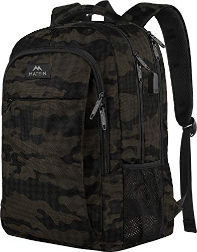 Matein Travel Laptop Backpack, Business Anti Theft Slim Durable Laptops Backpack