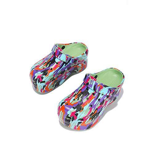 Cape Robbin Gardener Platform Clogs Slippers for Women, Women’s Fashion Comfortable Slip On Slides Shoes