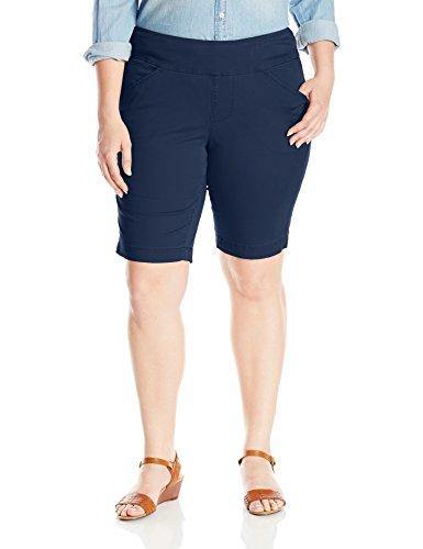 Jag Jeans Women's Plus-Size WM Ainsley Pull-On Bermuda Short In Bay Twill