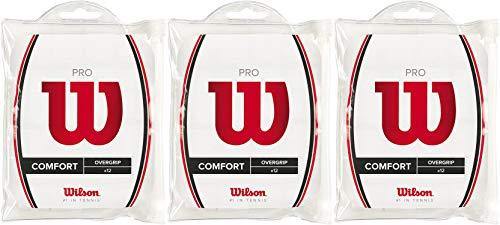 Wilson Pro Overgrip-Comfort 12 Pack. White - JOY2ESpree
