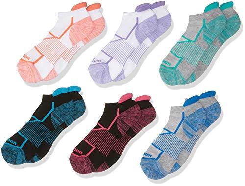 Wilson girls Athletic No Show Socks, 6 Pairs - JOY2ESpree