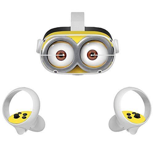 Vinyl Decal Stickers Skin for Oculus Quest 2 VR Headset and Controller, Virtual Reality Protective Decal Accessories (Cute Little Yellow) - JOY2ESpree
