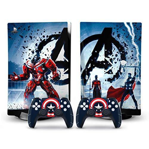 Mmoptop PS5 Skin SPI-der-Man for Playstation 5 Disc Edition with Console and Dualsense Controller Full Set - JOY2ESpree
