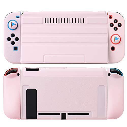 UYIYE Case for Switch - Protective Hard Case for Switch- Dockable TPU Shell Cover for Handheld Video Game Controller - Case Cover for Switch - JOY2ESpree