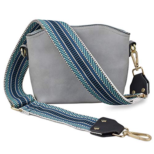 Bag/Purse Strap Replacement Crossbody Shoulder For Women Adjustable Jacquard Woven Cotton Guitar Strap Banjo Strap Style