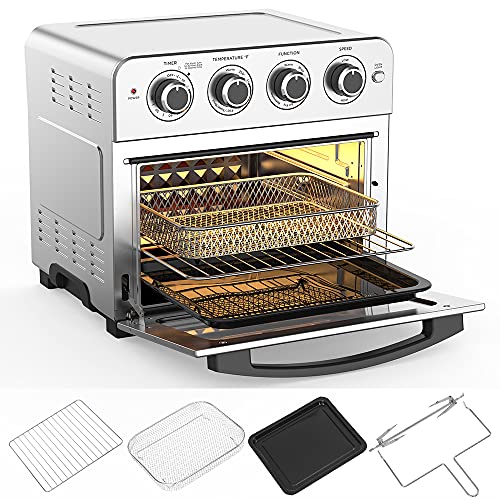 Air Fryer Convection Oven Combo 10-in-1 Countertop Airfryer 24QT Ultra Large Capacity Toaster Oven for Large Family Chicken - JOY2ESpree
