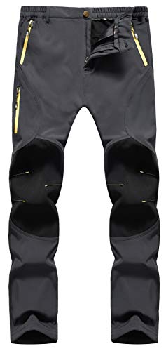 Singbring Men's Outdoor Windproof Waterproof Hiking Ski Snow Pants