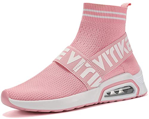 Women's Walking Shoes Running Shoes Socks Platform Fashion Mesh Sneakers Air Cushion Athletic Gym Casual Loafers Dance Hip-hop Shoes