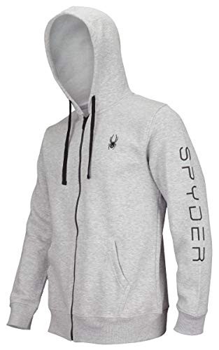 Spyder Men's Logo Full Zip Hoodie, Color Options